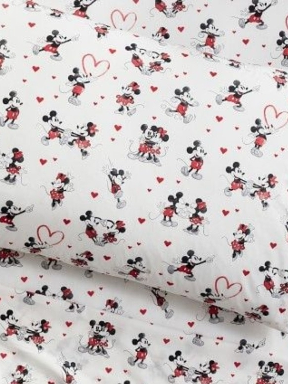 Pottery Barn KIDS x Disney FULL Valentine Sheet SET